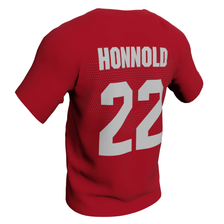 Alex Honnold USA Softball Jersey Red