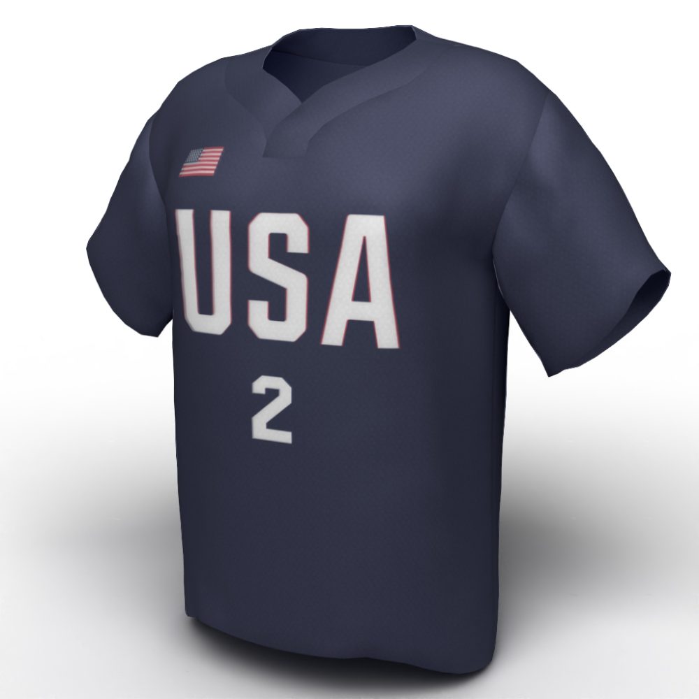 Ali Aguilar USA Softball Jersey navy