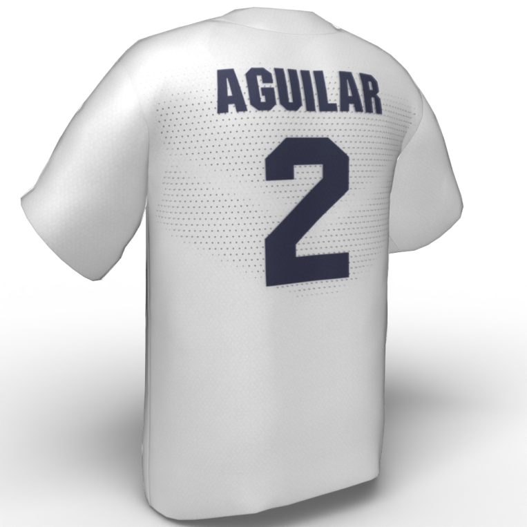 Ali Aguilar USA Softball Jersey white back