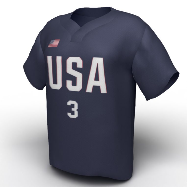 Aly Carda USA Softball Jersey navy