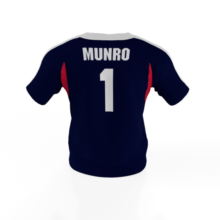 Aubree Munro USA Softball Jersey Back