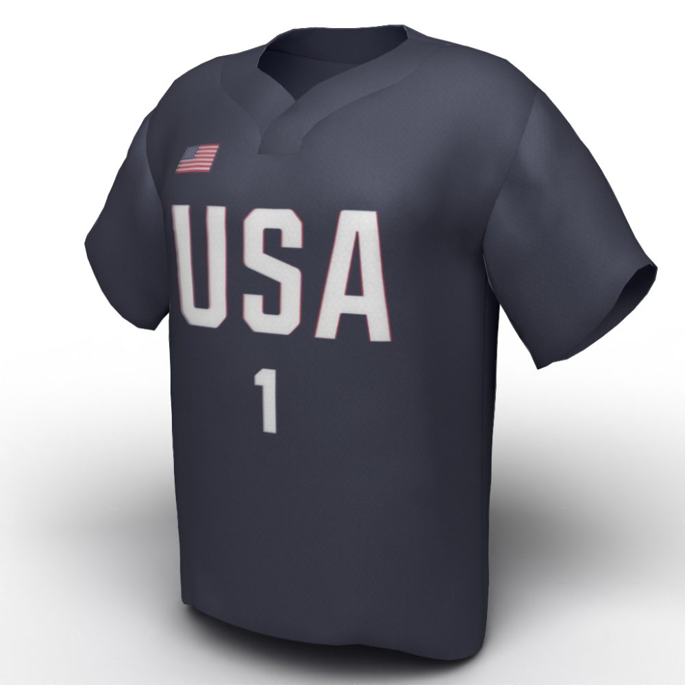 Aubree Munro USA Softball Jersey navy