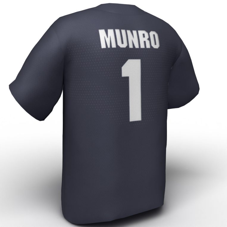 Aubree Munro USA Softball Jersey navy back