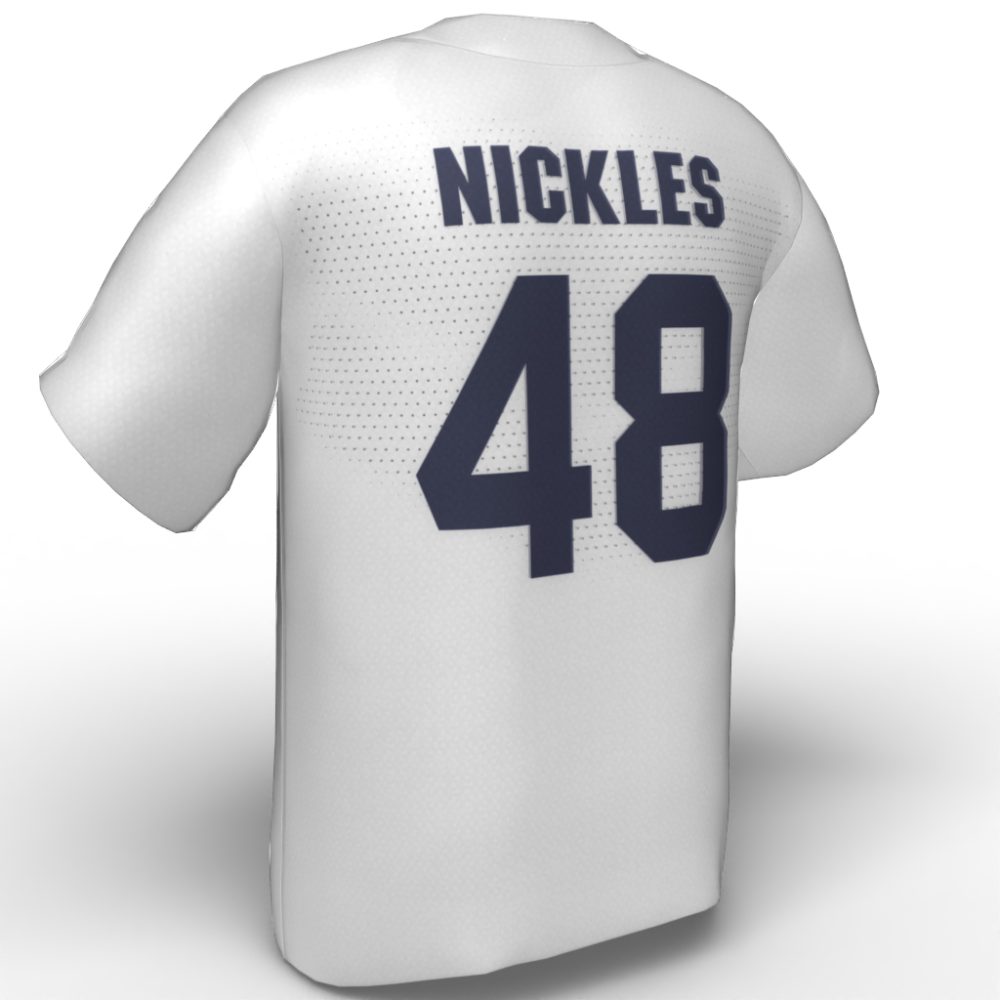 Bubba Nickles USA Softball Jersey White Back