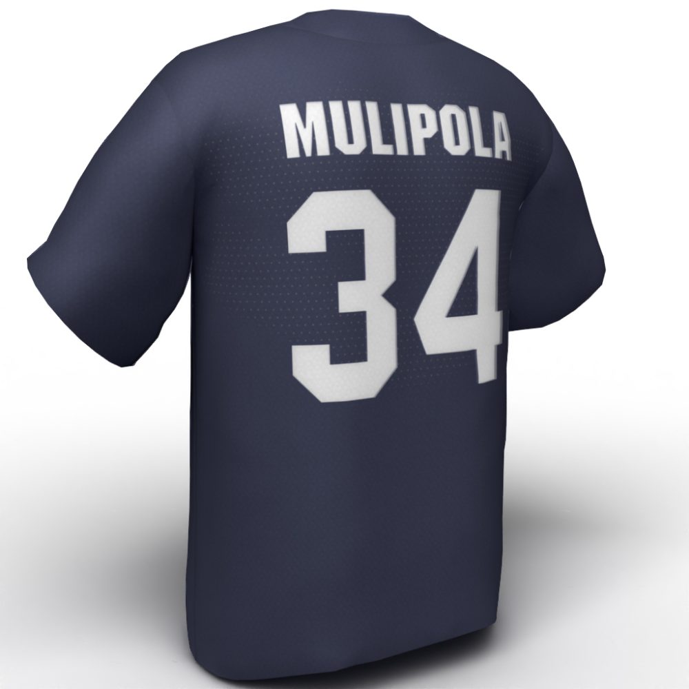 Dejah Mulipola USA Softball Jersey navy back