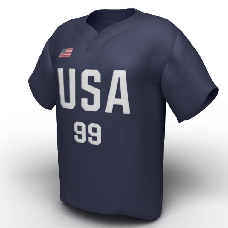 Delaney Spaulding USA Softball Jersey navy