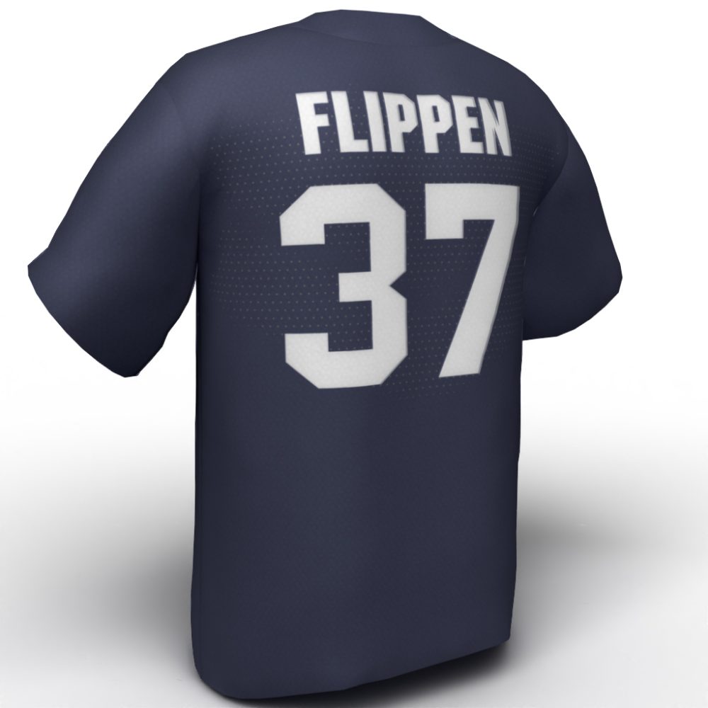 Hannah Flippen USA Softball Jersey navy back