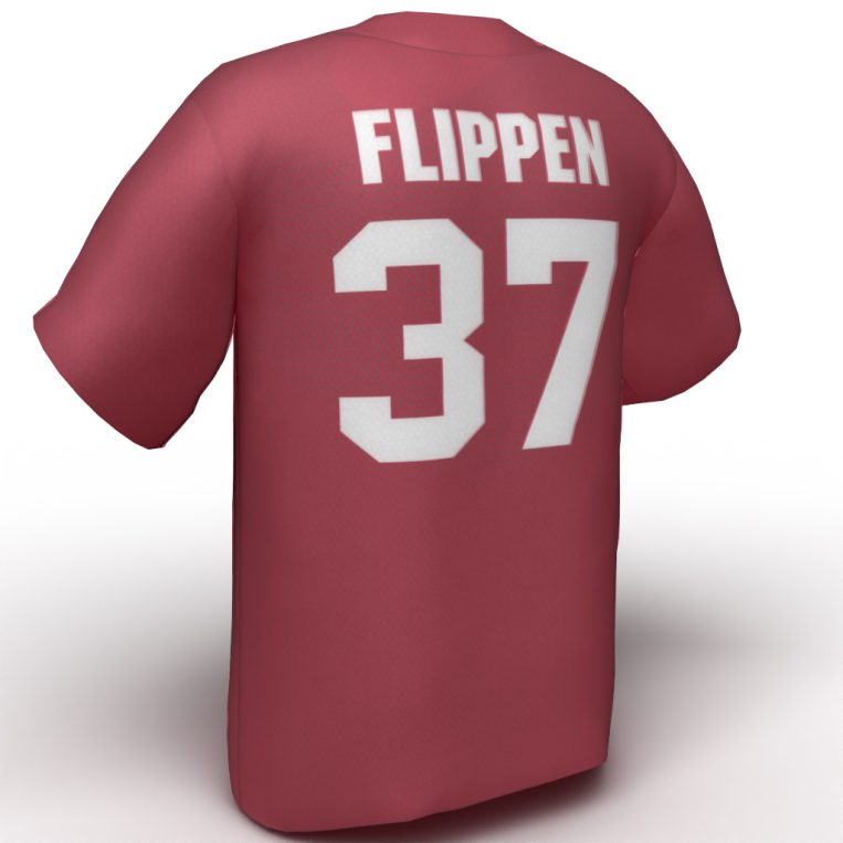 Hannah Flippen USA Softball Jersey red back