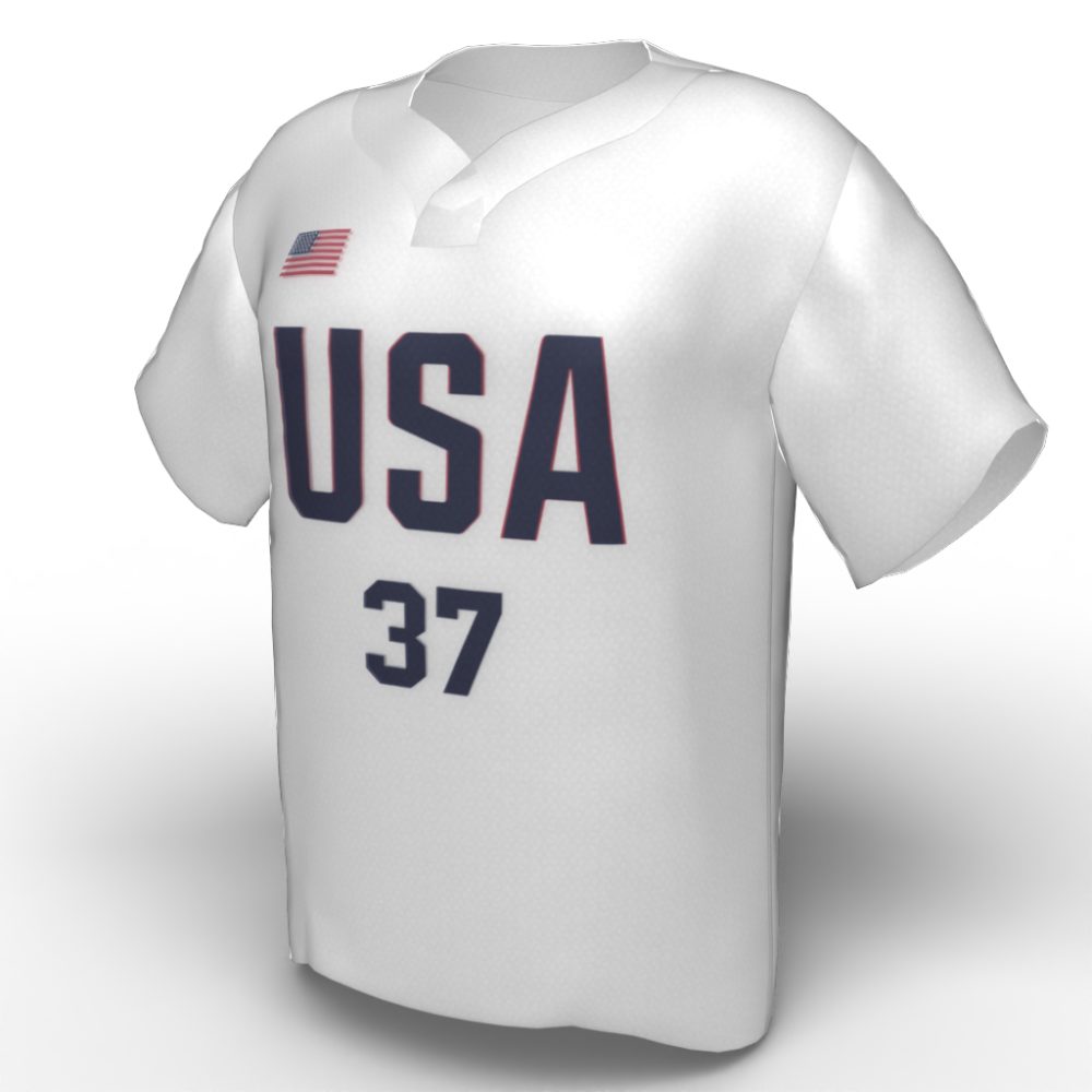 Hannah Flippen USA Softball Jersey white