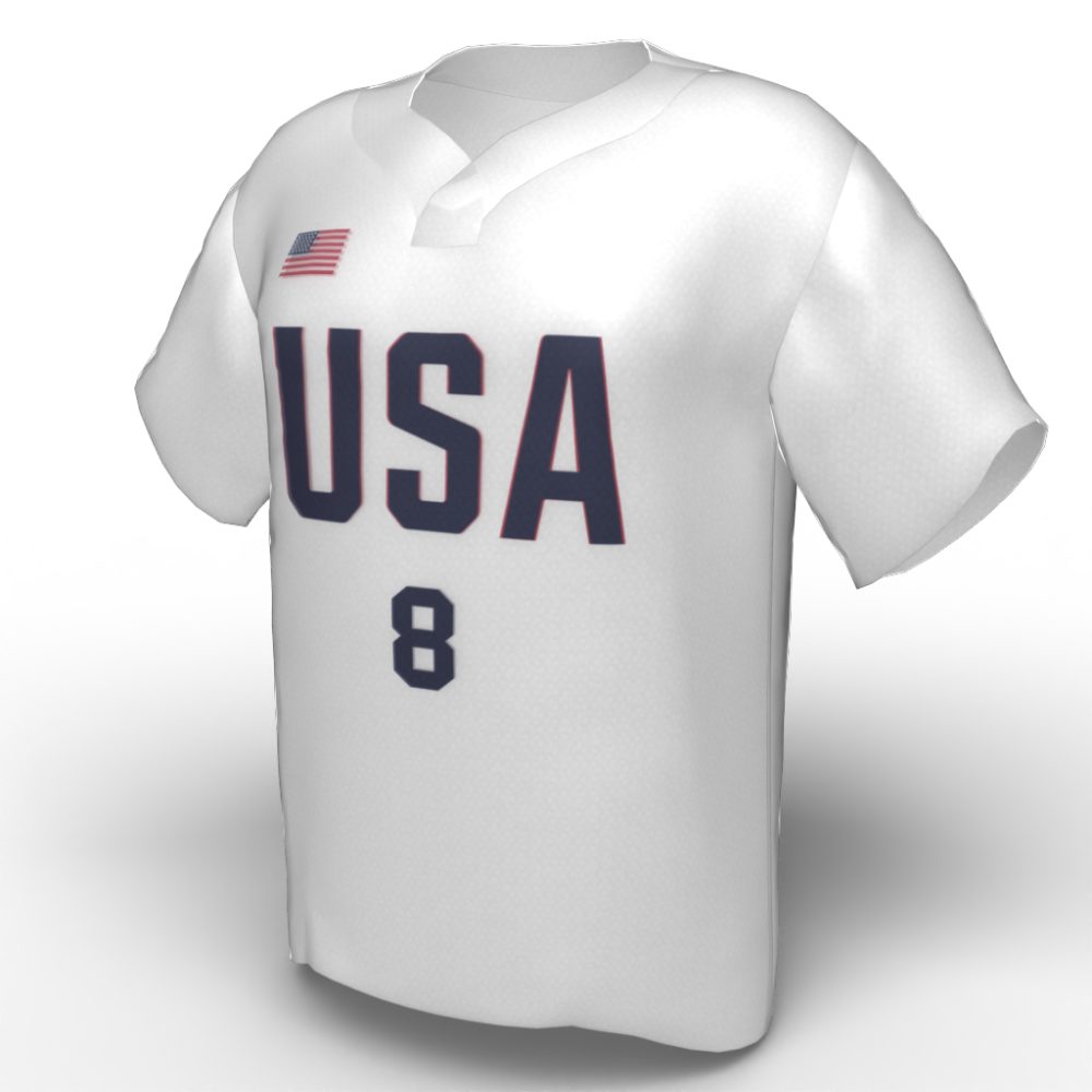 Haylie McCleney USA Softball Jersey white front