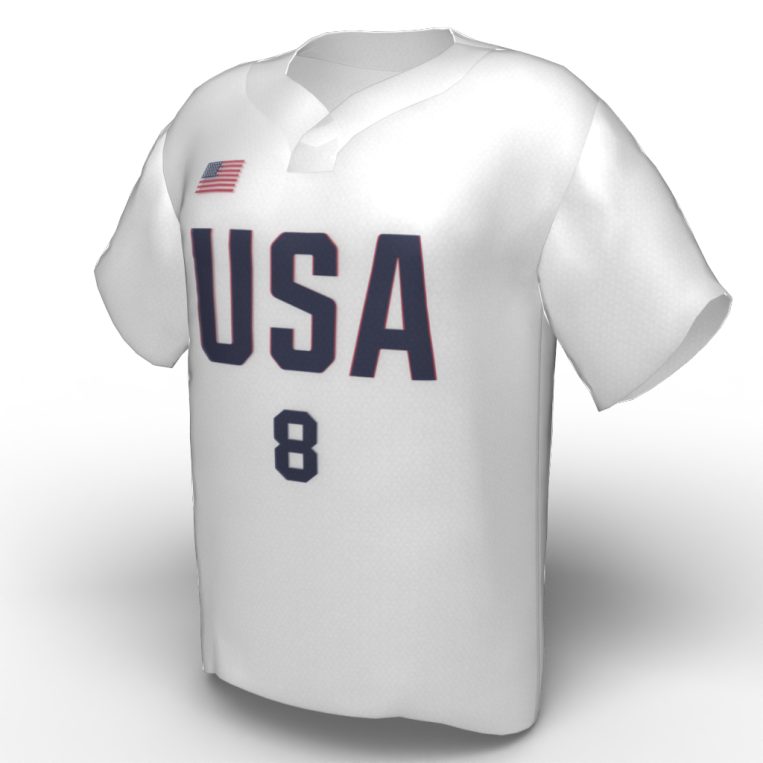 Haylie McCleney USA Softball Jersey white front