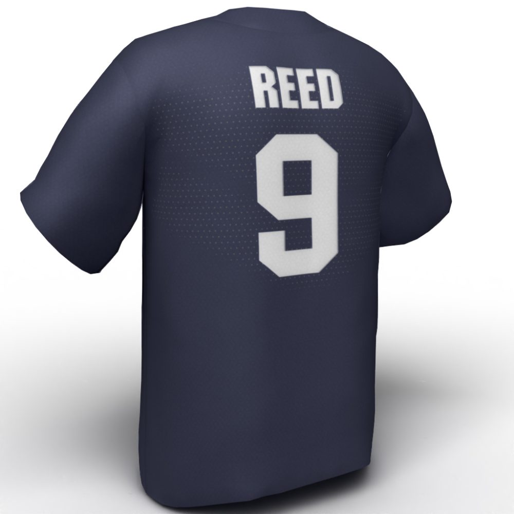 Janie Reed USA Softball Jersey navy back