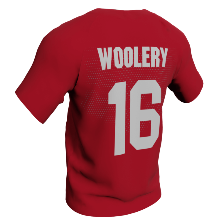 Jordan Woolery USA Softball Jersey red