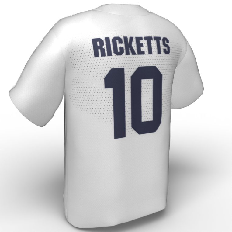 Keliani Rickettes USA Softball Jersey - white back