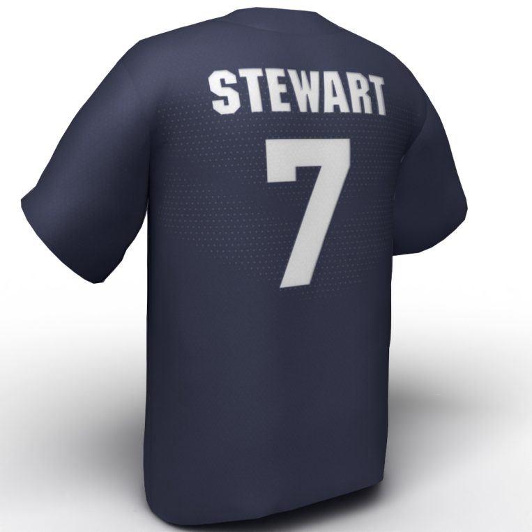 Kelsey Stewart USA Softball Jersey navy back