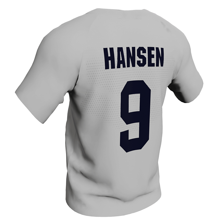 Kinzie Hansen USA Softball Jersey - White - Back