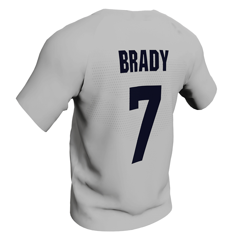 Maya Brady USA Softball Jersey - White - Back