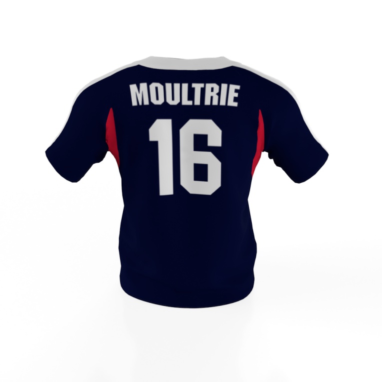 Michelle Moultre USA Softball Jersey Back