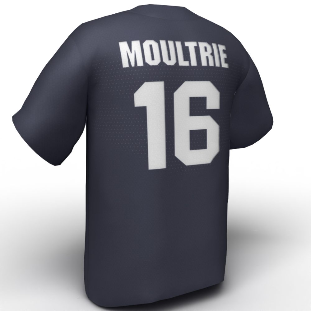 Michelle Moultrie USA Softball Jersey navy back