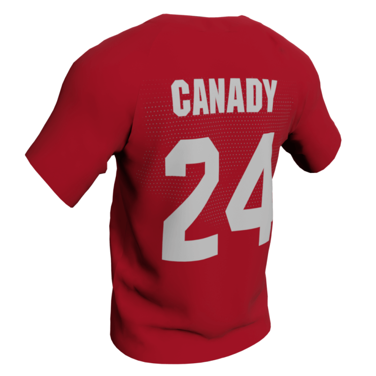 NiJaree Canady USA Softball Jersey red