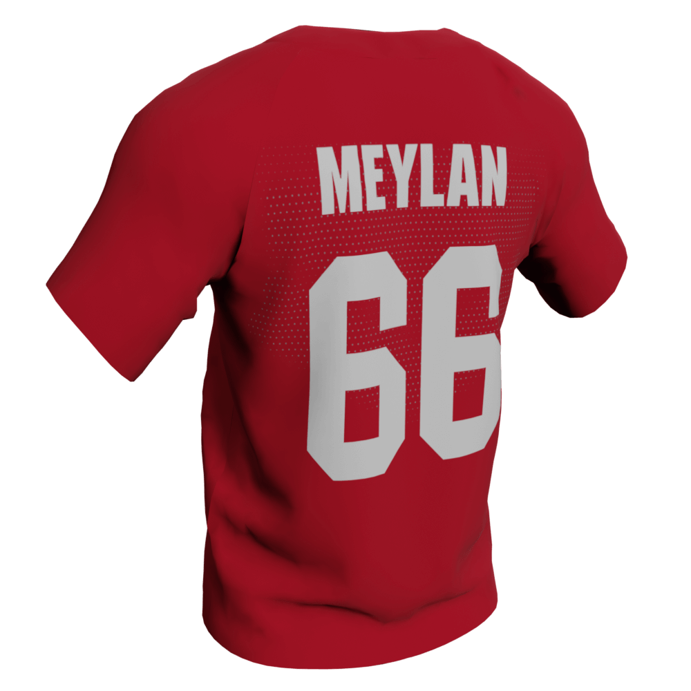 Ruby Meylan USA Softball Jersey red
