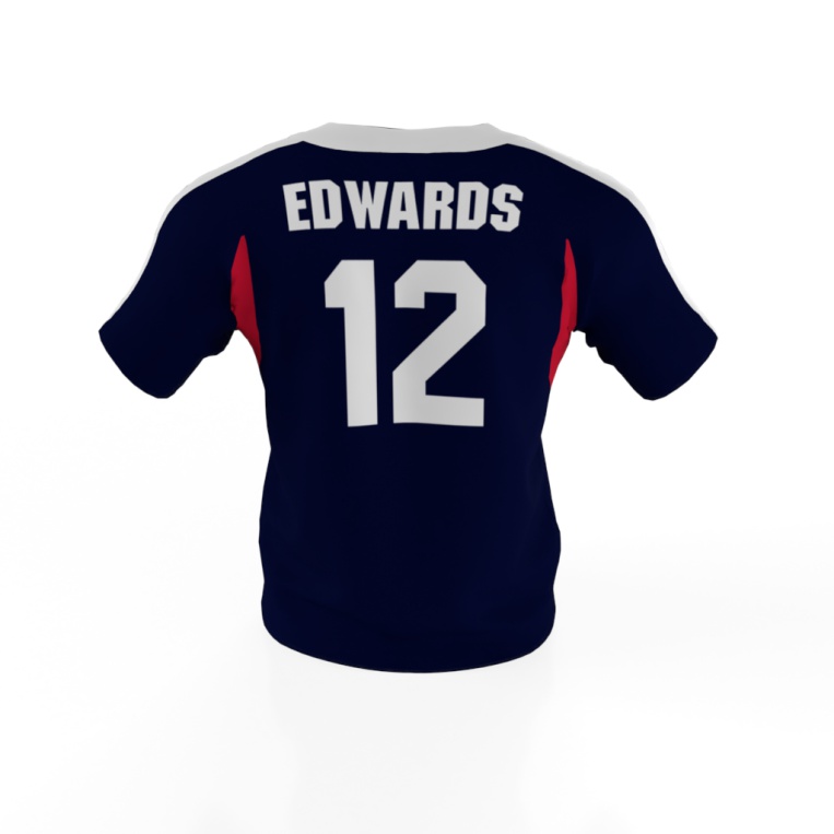 Taylor Edwards 2019 USA Softball Jersey Back