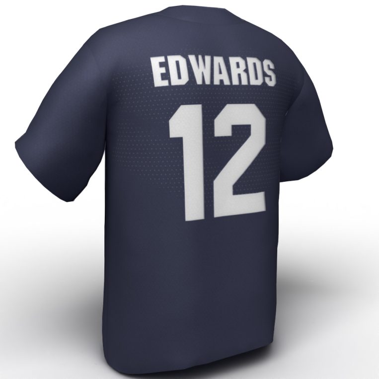 Taylor Edwards USA Softball Jersey navy back