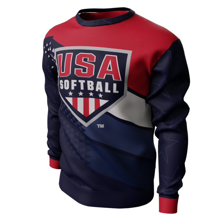 USA Softball Bases Loaded Long Sleeve Shirt