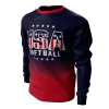USA Softball Red and Navy Fade Long Sleeve Shirt