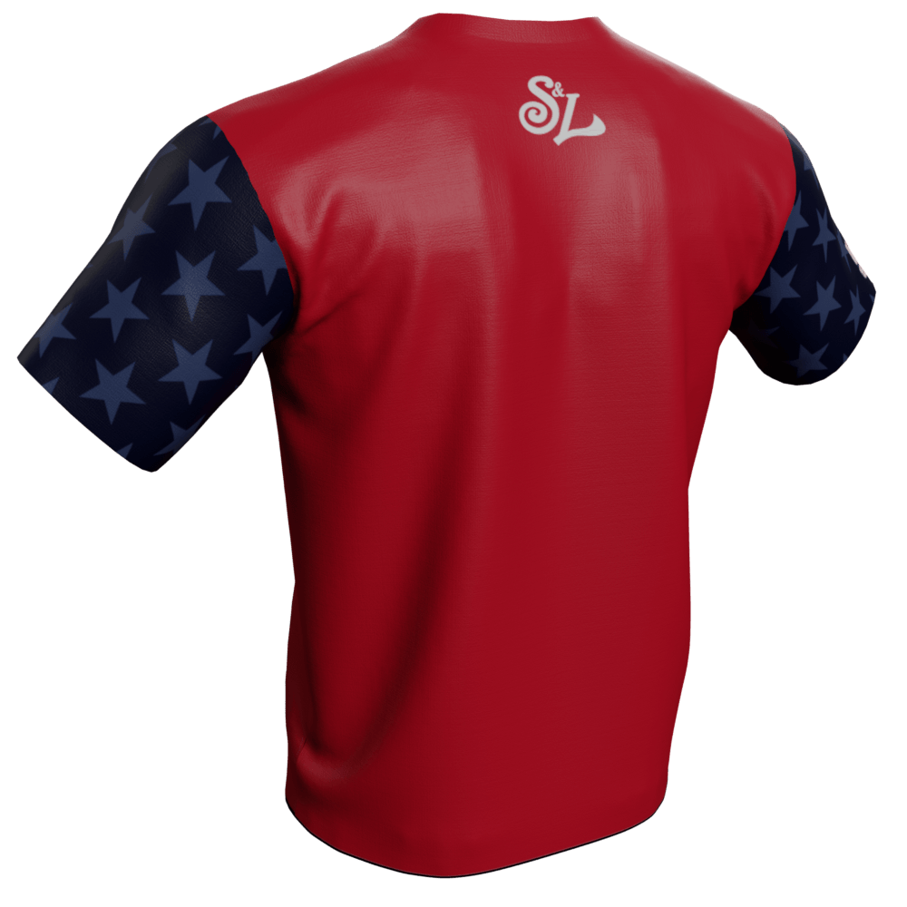 USA Softball Short Sleeve Cage Jacket back
